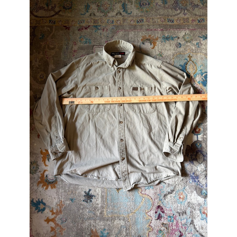 Wrangler RIGGS Workwear Shirt Khaki Men XL